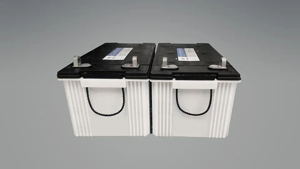 Maintenance-free out-swing battery