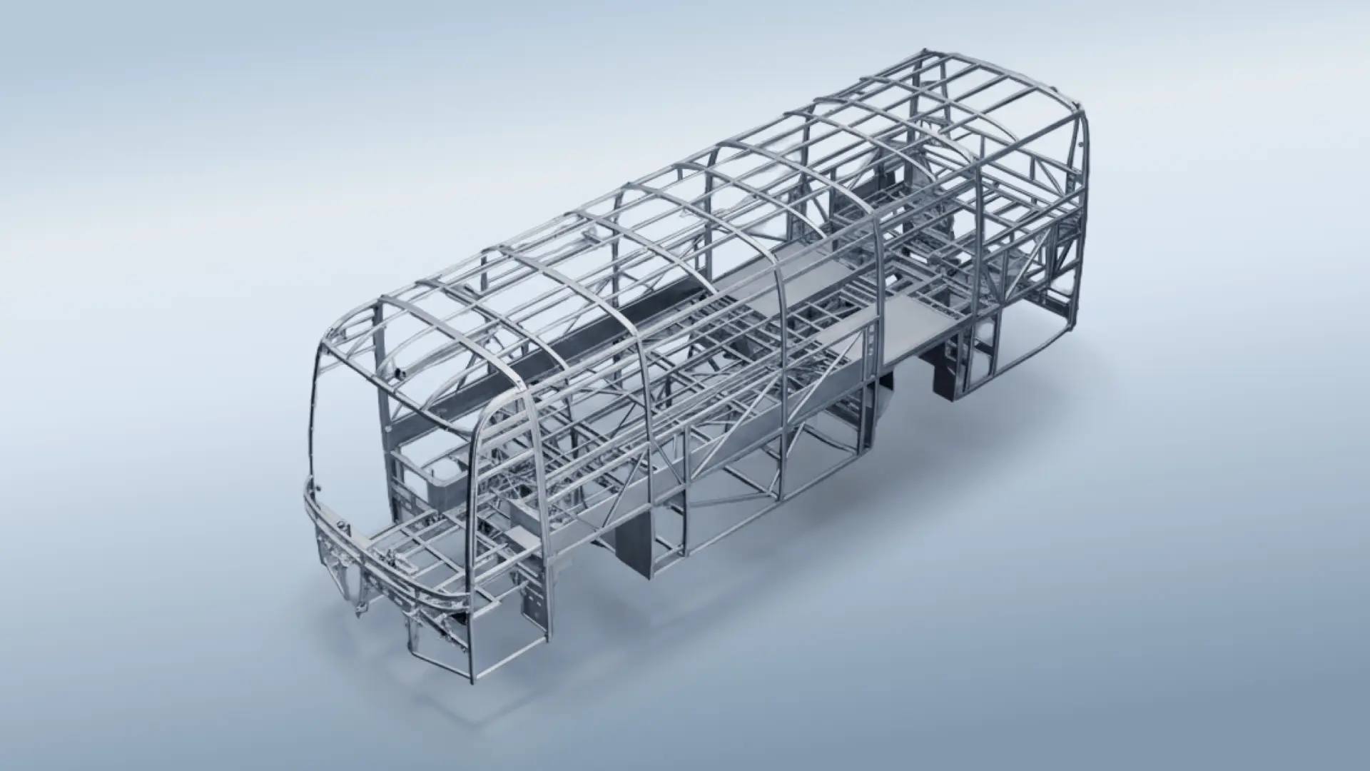 Steel alloy closed-ring body structure