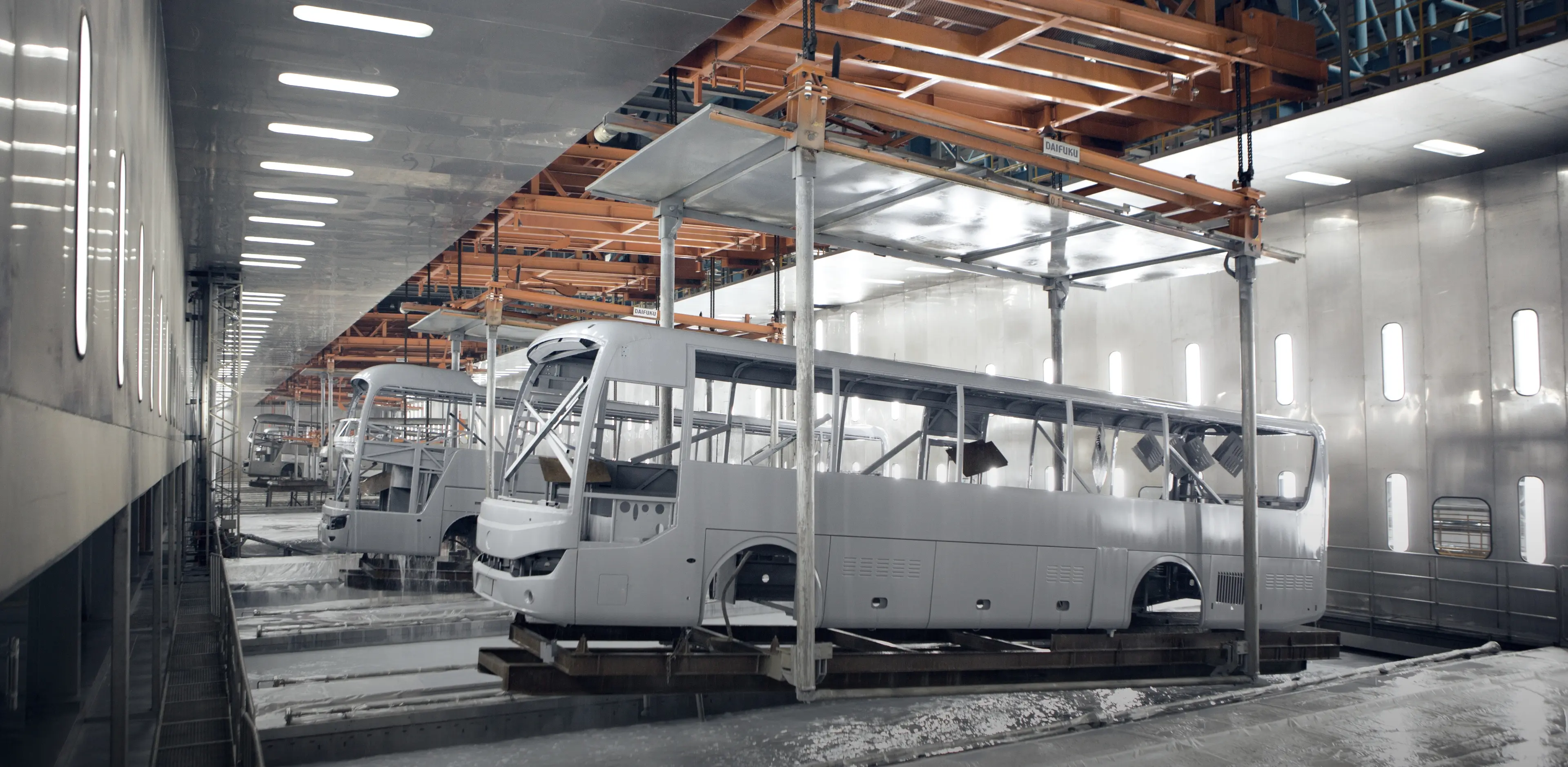 World leading bus body cathode electrophoresis