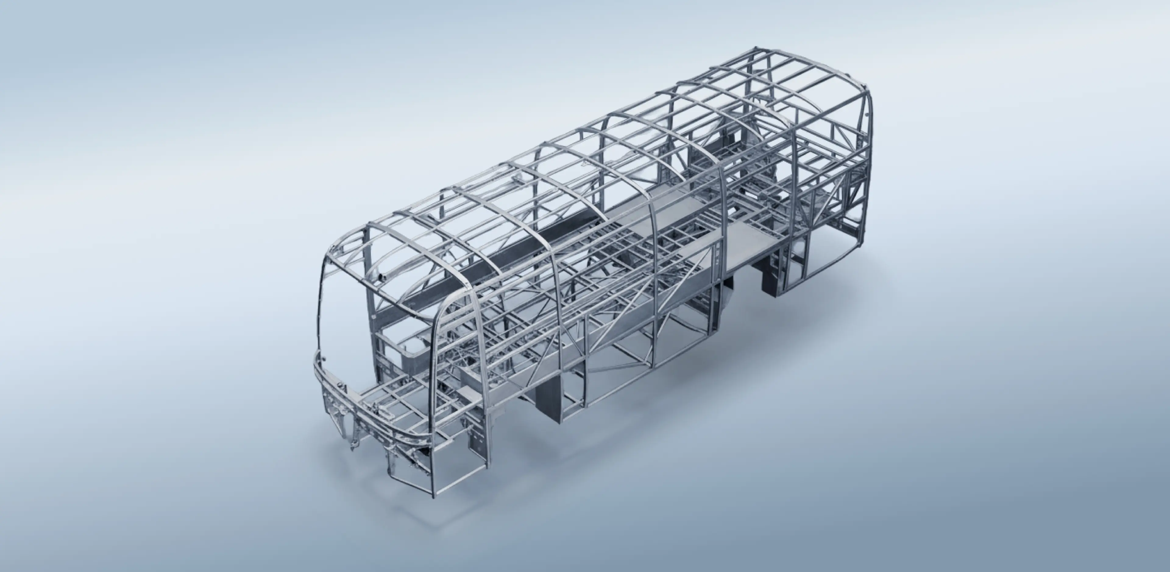 Steel alloy closed-ring body structure