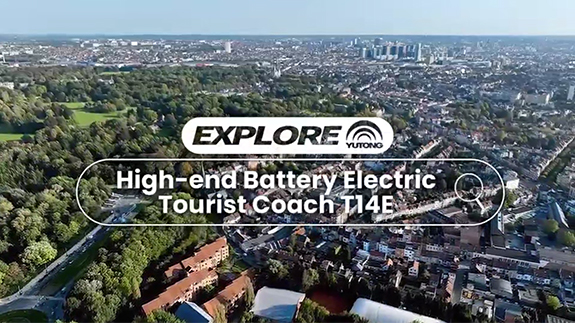 Yutong High-End Battery Electric Tourist Coach T14E