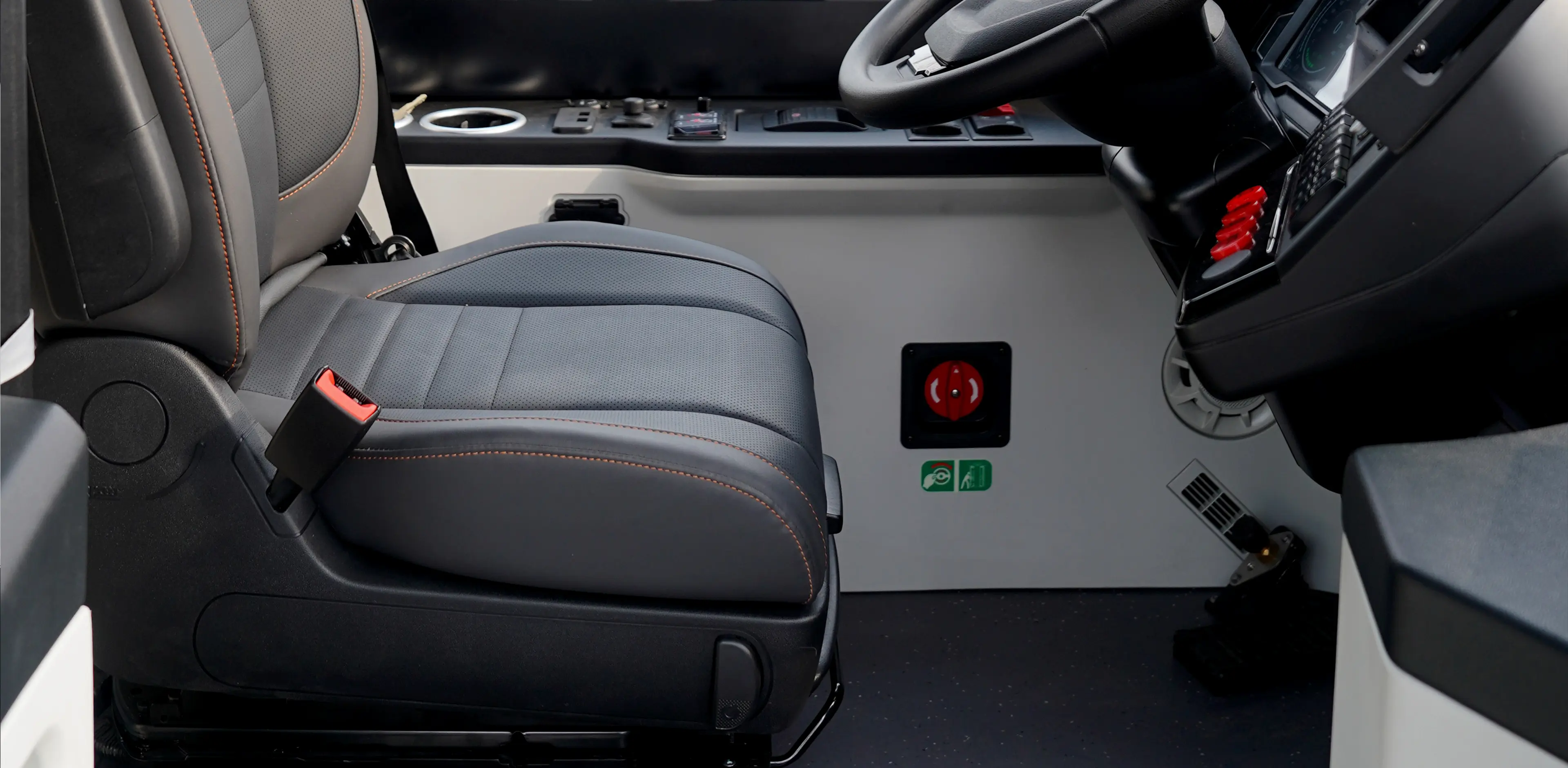 Full air suspension driver seat