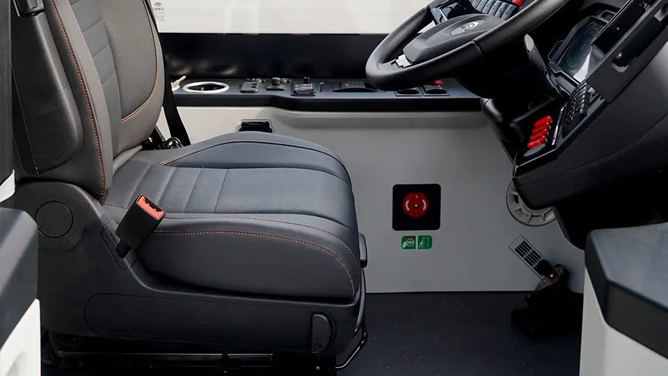 Full air suspension driver seat